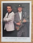 1995 Stevie Ray Vaughan Guitar Pin-up Poster Stevie Ray Vaughan   Jimmie Vaughan