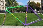 Vintage 1980s Basso Loto Columbus Slx Steel Road Bike Frame Fork 48cm Xs Small