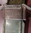 Original U s  Military M7 Boc Bayonet Combat Knife Usm8a1 Scabbard  Excellent 
