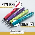 Pentel Twist-erase Iii Mechanical Pencil   0 7mm   Assorted Barrels  Pack Of 4