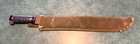 A Vintage Machete W sheath  Signed Sheffield England