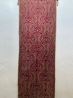 Vintage Gorgeous Metal Thread Work Wall Hanging Textile Panel 198x68 Cm