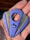 Vintage 1999 Xikar  usa  Blue Double Guillotine Action     cigar Cutter   
