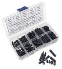 240pcs M2 5 Nylon Hex Spacer Standoffs Screws Nuts Assortment Kit male-female   