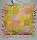 Baby Girls Nursery Decoration Pillow Pink My Birth Certificate Small Wonders