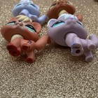 Hasbro Lps Littlest Pet Shop Lot 4 Foxes G7  1028  1812  241  2400