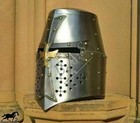 Medieval Crusader Knight Templar Helmet   Wearable Steel   Fast Shipping
