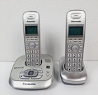 Panasonic Kx-tg4021 Dect 6 0 Plus Cordless Phone Answering System W  2 Handsets