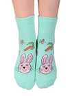 Footsis Non Skid Grip Socks For Yoga  Pilates  Barre  Home - Style    bunny 