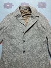 Vintage 60s Wool Overcoat Trench Great Dane Harris Tweed Multicolor Men   s Large