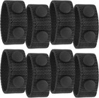 8 Pcs Belt Keepers For Duty Belt 2-1 4 Wide With Double Snaps Nylon Tactical    
