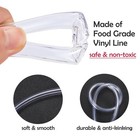 Draft Beer Line With Connectors part Of Kegerator Kit 5 Feet-clear Vinyl Tubi   