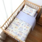 100  Cotton Crib Bedding Set For Baby Boys Girls 3 Pcs Baby Bed Linen Include 