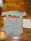 2016 Cedric Hunter Philadelphia Phillies Game Used Worn Road Jersey Loa