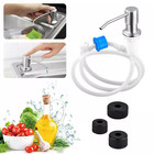 40  sink Soap Dispenser Kitchen Stainless Steel Hand Liquid Pump Bottle Tube Kit