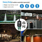 Dewenwils Outdoor Wireless Remote Control Outlet 2 Independent Control Sockets