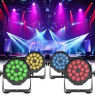 8 10pcs Rgbw 18 Led Par Can Stage Lighting Dmx Party Wedding Show Strobe Light