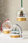 Anthropologie new York City Ballet snow Globe Ornament sleigh nutcracker new     