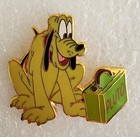 Disney Wdw pluto W     suitcases 2005 Pin Trading Sculpt Event Le 500 Pin free Shp