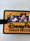 Vintage Disney Parks Public Relations Mickey Donald Minnie Luggage Tag