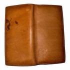 Coach Brown Checkbook Wallet W  Zipper Coin Pocket   Card Slots