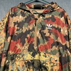 Adidas Women s Anorak Jacket Size M Camo Hu Hiking Pharrell Williams Windbreaker