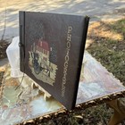 Antique Scrapbook Photo Album Approx 20 Black Page Embossed