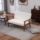 45  Loveseat Sofa Mid Century Modern Couch Comfy Couches 2 Seater Upholstered