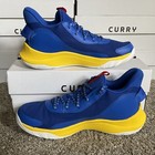 Mens Size 8 Under Armour Curry 3z7 Basketball Shoes Warriors Blue yellow New 