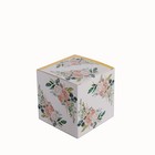 25 Gold Square 3  X 3  Favor Boxes Floral Printed Candy Holders Events Supplies