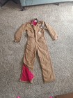 Nos  Vintage Carhartt X01 Duck Cloth Quilt Lined Coveralls 34 Reg Usa Union Made