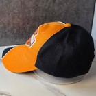 Harley-davidson Mens Orange Black Embroidered Bar   Shield Logo Baseball Hat Cap