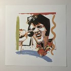 Elvis Presley  the Alternate Aloha  1988 Vinyl Lp Size Promotional Promo Ad Card