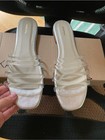 Kaanas Clear Slide Sandals Size 10 Nwt