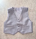 Weikexi Boys 3 Piece Suit Gray Size 12month Jacket Pants Vest