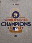 Mlb Houston Astros Majestic World Series Champion 2017 Graphics T-shirt Xl Gray