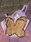 Pottery Barn Kids Butterfly Fairy Halloween Costume Dress Only Lavender 