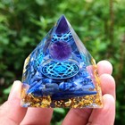 Orgonite Pyramid Ball Chakra Energy Generator Quartz Crystal Healing Reiki 1pc