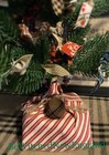 25    Primitive Farmhouse Homespun Rag Tied Christmas Tree