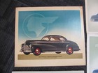 1941 1942 1950 Pontiac Dealership Sales Showroom Display Lobby Card Set