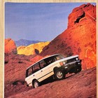 1994 Range Rover County Lwb White Suv Zion Moab Vintage Print Ad 4x4 Off Road