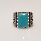 Carolyn Pollack Sterling Silver Turquoise Ring Size 9