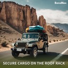 Ratchet Tie Down Straps With Soft Loops  Cargo Strap For Roof Rack  Trailer