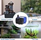 Small Fountain Pump  80 Gph Submersible Water Pump For Aquarium Fish Tank 