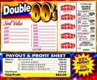 Double 00 s - 384ct Break-open Pull Tab Game