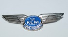 2 X Klm Holland Airlines Junior Stewardess Metal Blue Enamel Pin Brooch Set  nos