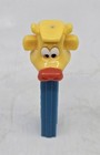  rare  Vintage Yellow Cow Pez Dispenser - Blue Stem - Pat 3 4 Austria No Feet