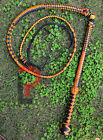 Kangaroo Hide Leather Genuine Stockwhip heavy Duty 5 5 Ft Stock Whip  12 Plaited