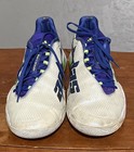 Adidas   men   s Barricade 11 5 White Sonic Ink Tennis Shoes Sneakers 2021