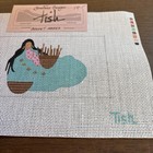 New Sundance Designs Needlepoint Handpainted Canvas Tish Cassandra